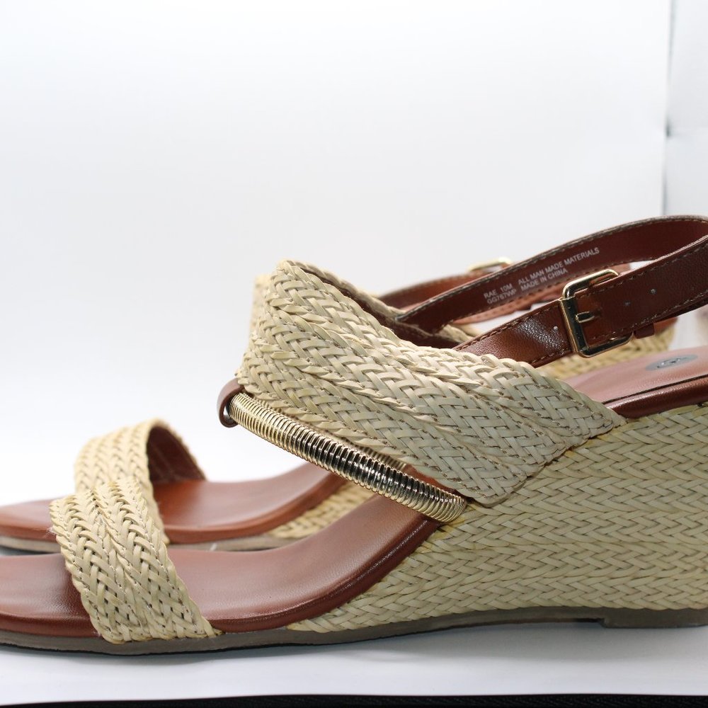 WOVEN WEDGE WOMEN SHOES SIZE 10
